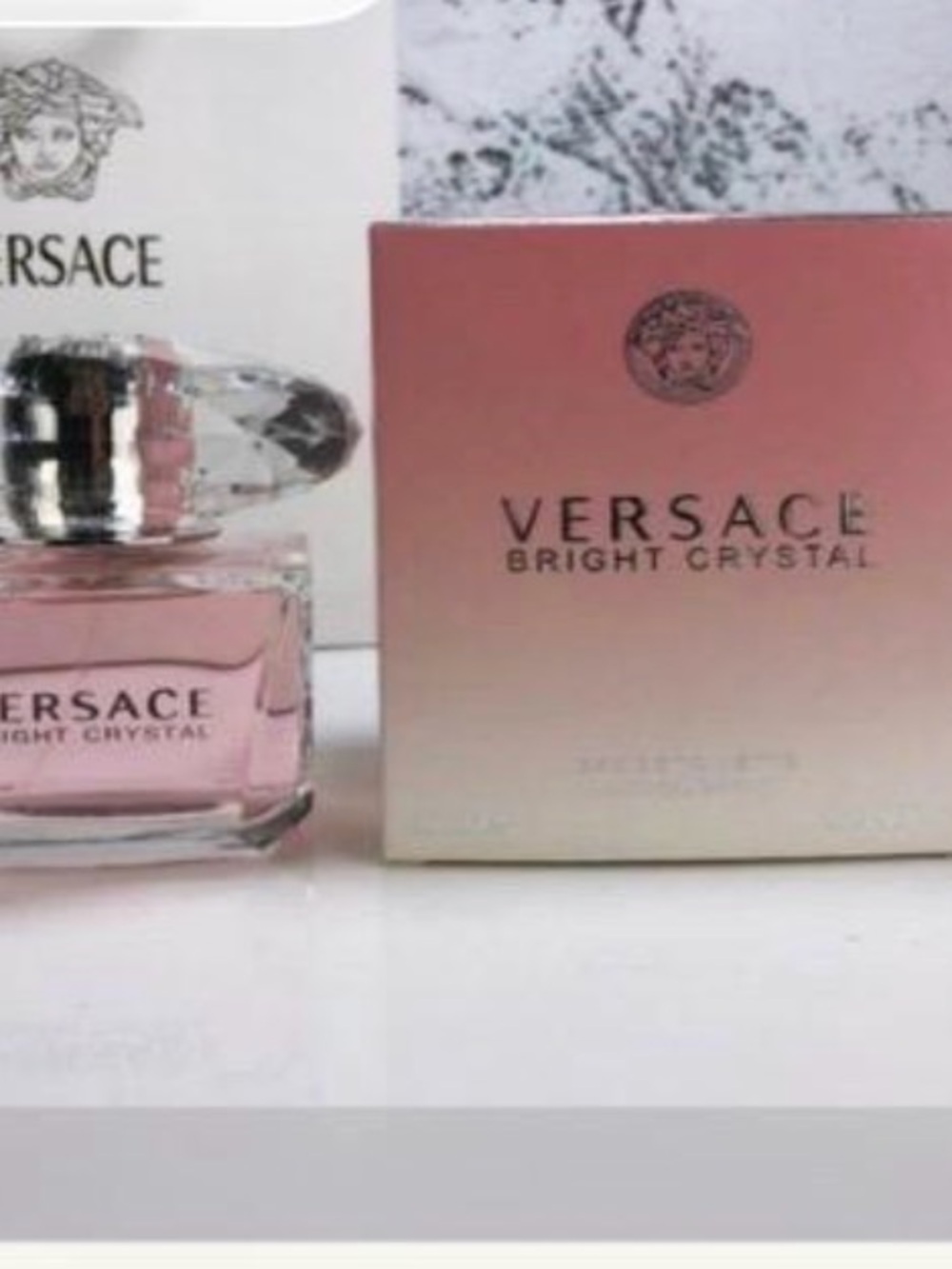 Versace Bright Crystal Women’s Skincare Scented Moisturizing Mist - Pink